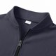 thumbnail image 4 of Camisas de Manga Corta de los Hombres Casual Color Sólido Stand Up Collar Cremallera Deportes Top, Manga Corta Tops de Verano para el Ejercicio, 4 of 5