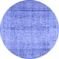 thumbnail image 1 of Ahgly Company Machine Washable Indoor Round Persian Blue Traditional Area Rugs, 6' Round, 1 of 4