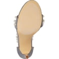 thumbnail image 6 of Lauren Lorraine Sizzle Grey Pearl & Gem Embellished High Heel Two Peice Sandal (9), 6 of 6