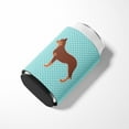 thumbnail image 3 of Carolines Treasures BB3729CC Australian Kelpie Dog Checkerboard Blue Can or Bottle Hugger, 3 of 5