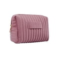 thumbnail image 2 of TACILIP 6.7x3.5x4.7in Border Hot Selling Embroidered Striped Velvet Cosmetic Bag High Value Soft Cosmetic Storage Bag Storage and Organization, Men Gifts, 2 of 6