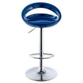 thumbnail image 6 of Duhome Bar Stools with Back Set of 2 Modern Adjustable Swivel Counter Stool Bar Chairs for Kitchen Plastic, Blue, 6 of 7