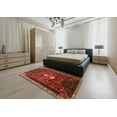 thumbnail image 4 of Ahgly Company Indoor Square Traditional Red Persian Area Rugs, 3' Square, 4 of 6