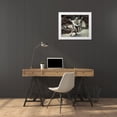 thumbnail image 3 of Tissot, James 14x12 White Modern Wood Framed Museum Art Print Titled - Abraham Sees Sodom In Flames, 3 of 4
