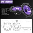 thumbnail image 4 of Auto tweeters 2 pieces 5/6.5 inch 80/90W car speakers full range frequency heavy midbass modified subwoofer speakers horn (6.5 inch 90W), 4 of 5