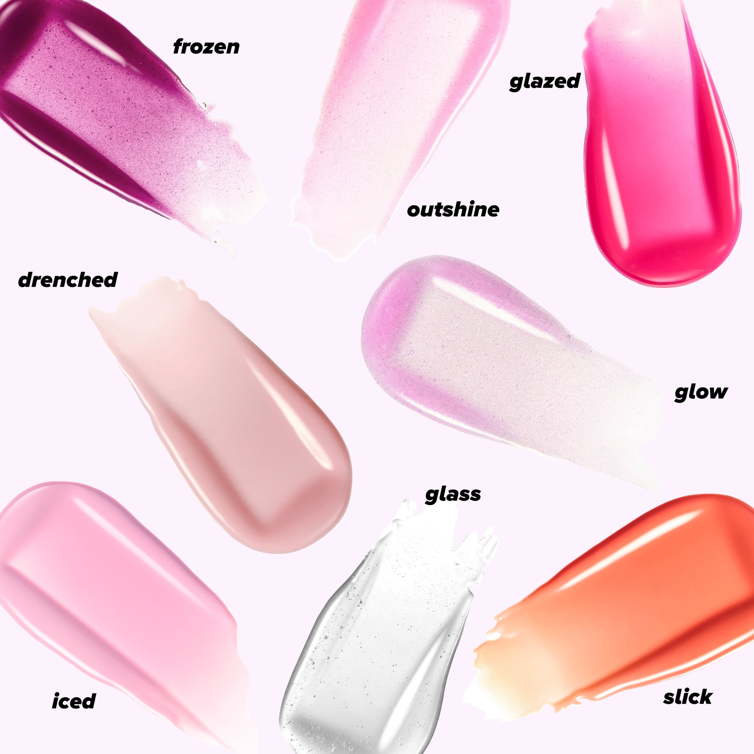 Lottie London Gloss'd, 100% Vegan Lip Gloss, Drenched, 0.27 fl oz