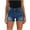 *4-Blue, variant on Women's High Waist Distressed Denim Shorts,Ripped Frayed Hem Jean Shorts For Women,Ladies Summer Stretchy Fashion Shorts with Pockets,Blue,S-2XL