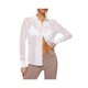 thumbnail image 2 of Sunloudy Conjunto de blusa casual para mujer, camisa de solapa de color sólido de manga larga + chaleco ajustado, blanco Sunloudy moda, 2 of 9