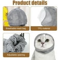 thumbnail image 4 of Cat Muzzle for Grooming, Transparent Cat Mouth Muzzle for Nail Trimming, Anti-Biting Breathable Cat Helmet, Adjustable Kitten Mask for Treatment Recovery Pet Puppy Hood Prevent Scratching Biting, 4 of 8