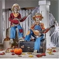 thumbnail image 4 of Bebetter Halloween animated skeleton, fun skeleton playing banjo, bright eyes and adjustable joints, elegant 40cm statue compatible decoration, 4 of 4