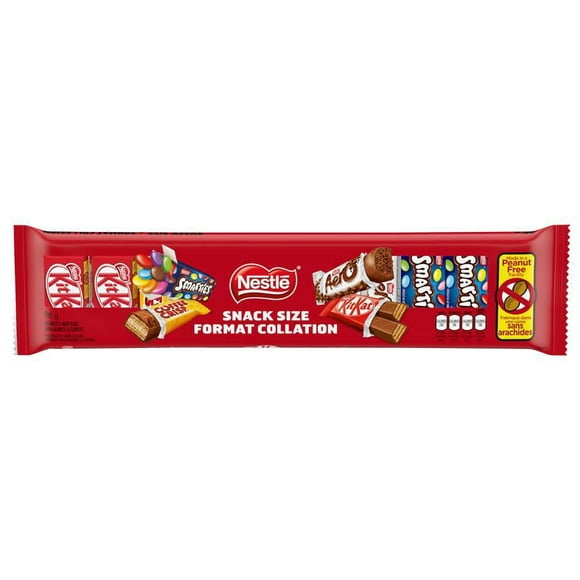 Mini-barres assorties NESTLÉ Format collation, 9 unités (96 g)