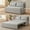 Light Gray, variant on Puremind Queen Size Pull Out Sofa Bed, Convertible Sleeper Sofa with Pull Out Bed, Loveseat Couch Bed with Pillows for Living Room/Apartment, Dark Gray