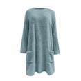 thumbnail image 5 of Pajamas for Women Set Fall & Winter Pullover Long Sleeve Set Soft Double Fleece with Embossed Design & Cozy Loungewear for Cold Nights, 5 of 6