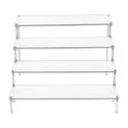 thumbnail image 4 of maskred Contemporary Acrylic Display Riser Stand Fashionable Perfume Cosmetics Holder for Decoration Clear 29.5x34.5x20cm 1Set, 4 of 6