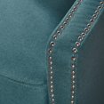 thumbnail image 3 of Classic Teal Fabric Push Back Chair, 3 of 9