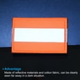 thumbnail image 5 of Uxcell 2x3" Reflective Patch Hook and Loop Fastener Safety Applique, Orange 4 Pack, 5 of 6