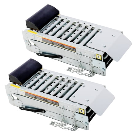 Car Ramps Set of 2, Foldable Ferruginous Truck Ramps, ATV Motorcycle Ramp - 1000lbs Capacity