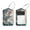 multicolored 2, variant on 2 Pcs Blue Turtle Bubble Pattern Luggage Tag for Suitcases, Leather Baggage Tags Identifiers for Travel, Stainless Steel Loop Name ID Label for Women Bag Backpack