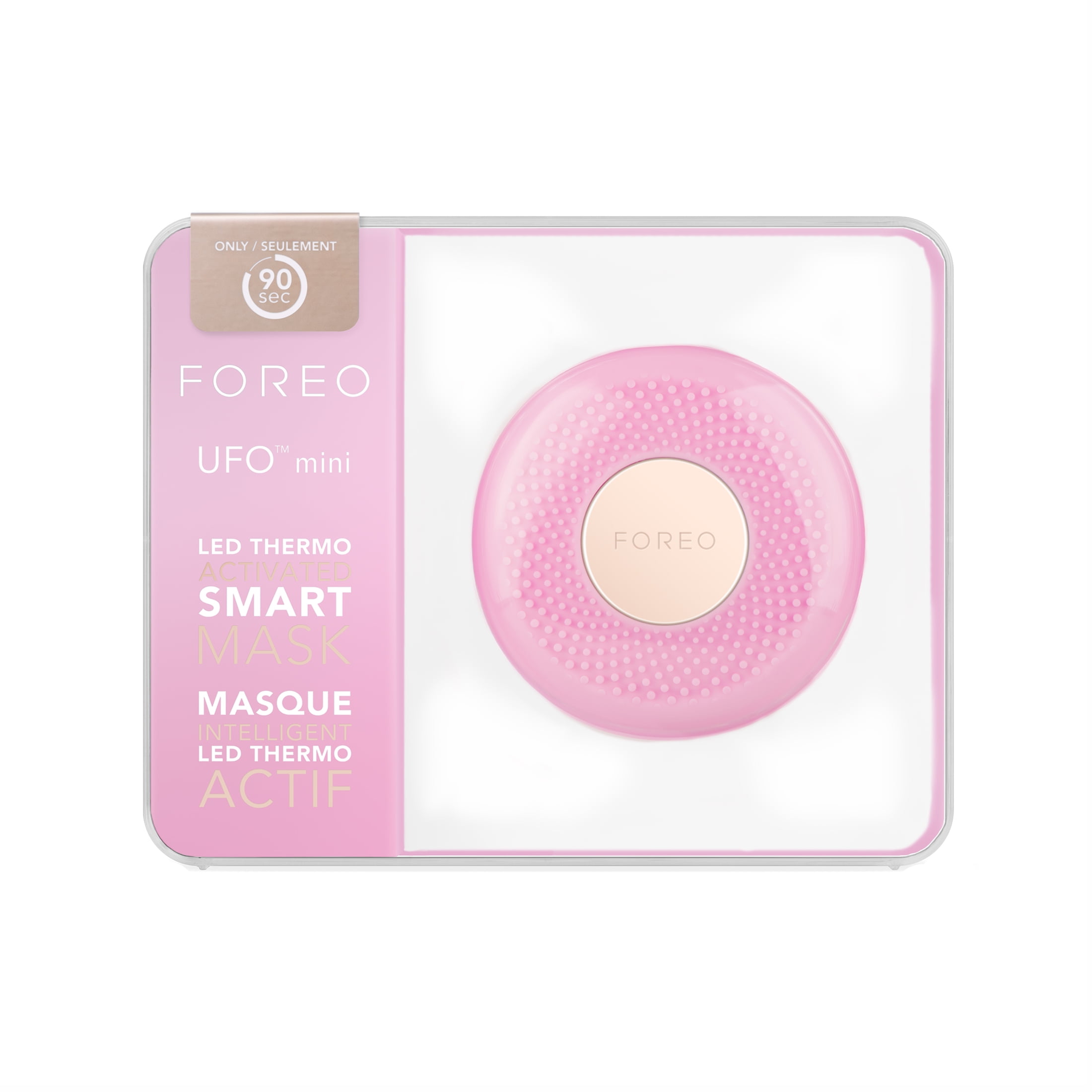 Cleansing Pink Brush Facial Exfoliator, and Care UFO Mini Foreo Massager Skin