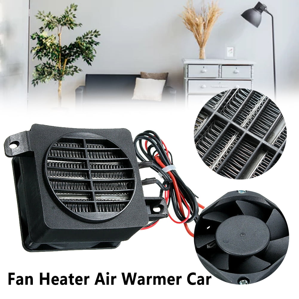 100W 12V PTC Car Fan Air Heater Constant Temperature Heating Element Heaters USA