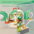 thumbnail image 4 of OLEOCA Vegetable Farm Backpack Toy — 3 in 1 Play Set with Rabbit Toys for Kids, Garden Accessories & Carry Case, Double-Sided Activity Set for Ages 3+, 4 of 7