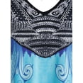 thumbnail image 3 of Tallas de talla de talla de talla más tapa de tirantes del dobladillo Rosegal Camisetas sin mangas de talla grande, 3 of 5