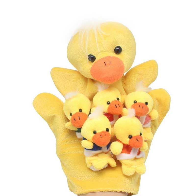 Cute Five Little Ducks Animals Hand Finger Puppets Story Telling Nursery Fairy Tale Kids Birthday Christmas Gift Walmart Com