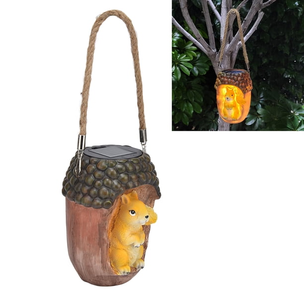 Ardilla solar luces de estaca de ardilla al aire libre ip67 luces decorativas de ardilla impermeable para patio