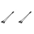 thumbnail image 2 of 4X Cable Divisor USB, USB 2.0 Una Macho Una Doble USB Hembra Jack Y Cable Divisor del Cargador, 2 of 5