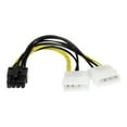 thumbnail image 1 of StarTech.com 6in LP4 to 8 Pin PCI Express Video Card Power Cable Adapter - lp4 to PCI express - molex to 8 pin PCIe (LP4PCIEX8ADP) - Power adapter - 4 pin internal power (M) to 8 pin PCIe power (M) - 6 in, 1 of 4