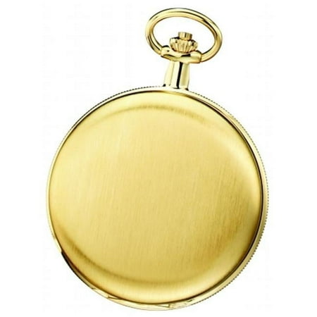 Charles-Hubert Paris Women's Gold Plated Hunter Case Pocket Watch