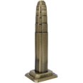 thumbnail image 4 of Souvenir Building World Famous Landmarks Hong Kong Financial International Center Model Desktop Decor, 4 of 8