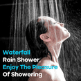 thumbnail image 6 of 10 inch Shower Head Combo, 304 Stainless Steel High Pressure Rain with 5 Settings, with 59" Hose, 6 of 10