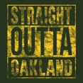 thumbnail image 3 of UGP Campus Apparel Straight Outta Oakland - California Baseball Hometown Pride Hoodie - 3X-Large - Forest, 3 of 6