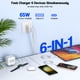 thumbnail image 2 of Bloque Cargador Kruidvat 65W USB C 6 Puertos para iPhone 17/16/15, 2 of 7