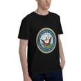 thumbnail image 2 of Navy Graphic Printed Tee Shirts Short Sleeve Shirts Tops for Men Women XL, 2 of 4