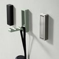 thumbnail image 4 of Folding Wall Hook, Foldable Coat Hook Mounted, Heavy Duty Zinc Alloy No Rust Fold Up Hooks for Hanging Coat, Towel, Key, Hat, Bag, Jacket, Backpack (Brushed Nickel), 4 of 5
