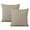 Ferme Moderne Simple-108, variante sur Housses de Coussins Décoratives Style Ferme Chic en Gris et Beige, Lot de 2, 16x16 Pouces – Modernisez Votre Espace de Vie