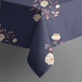 thumbnail image 6 of Floral 42" Square Waterproof Tablecloth, Floral Print Polyester Table Cover, 6 of 6