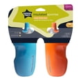 thumbnail image 2 of Botella de Agua Tommee Tippee Azul y Naranja con Asa 12 m 2 Unidades, 2 of 8
