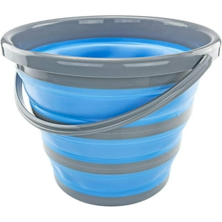 Boley 4pk Foldable Bucket, Large Silicone Collapsible Bucket, Multi Use Buckets, Collapsible Bucket, Sand Beach Toys for Kids