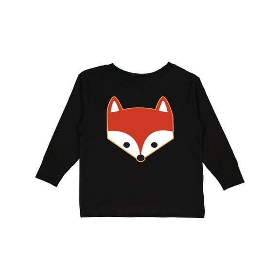 Inktastic Fox Woodland Animals Boys or Girls Long Sleeve Toddler T-Shirt