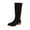 Black, variant on Lenago Winter Knee-Length Boots for Women Fashion Dress Long Boots Round Toe Side Zipper Platform Tall Boots Solid Casual Fall Winter Fashion Shoes