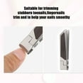 thumbnail image 5 of Unique Bargains 1 Pc Nail Clippers for Nail Care Sharp Nail Clipper for Men and Women Silver Tone Black Stainless Steel, 5 of 7