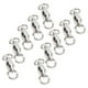 thumbnail image 4 of 10 Uds anillos para patas de aves anillos de actividad de entrenamiento de piernas de loros de acero inoxidable para entrenamiento de mascotas8 #, 4 of 12