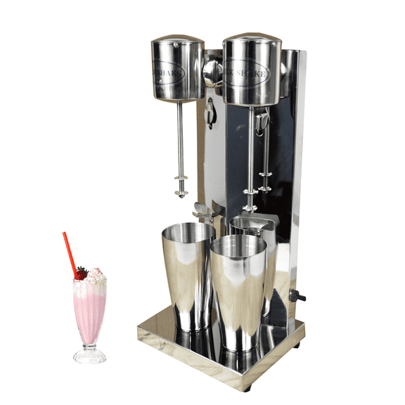 Double Head Electric MilkShake Maker Blender Stand Drink Mixer Machine for Cafes Bars