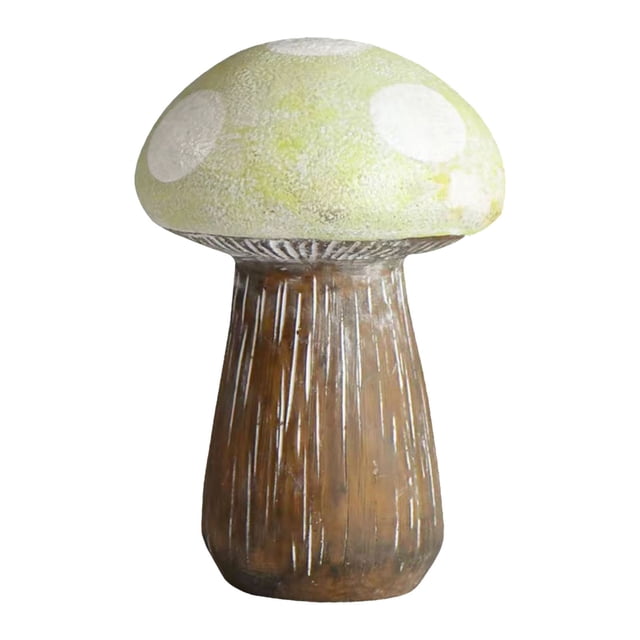 Verdsylv Décor de Jardin, Ornement Champignon en Résine - Décor Féerique de Jardin, Sculpture de Table Extérieure Résistante aux Intempéries pour Décoration de Patio, Cour et Noyau de Chalet, Ornement Champignon en Résine, A