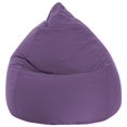thumbnail image 1 of Gouchee Home Easy Collection Contemporary Polyester Microfiber Upholstered Bean Bag Chair Purple, 1 of 7