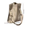thumbnail image 4 of Women Tote Bag Fashion Nylon Shoulder Backpack Fashion Messenger Rucksack (Grey), 4 of 10