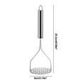 thumbnail image 3 of Teissuly Stainless Steel Masher Mashed Potato Press Food Mashers Crushers, 3 of 8